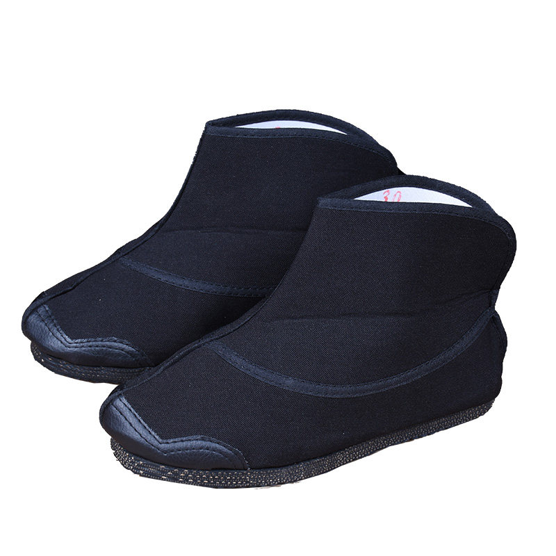 正龙戏装 京剧粤剧戏曲靴鞋古典舞鞋薄底龙套小兵武生打鞋 快靴