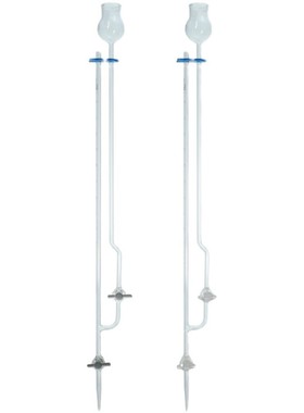 1663玻璃夹式微量滴定管1/2/3/5/10ml白色/棕色四氟活塞酸碱通用