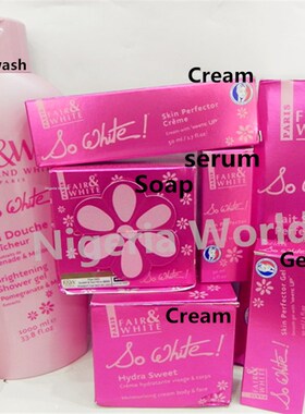 Nigeria World Fair and White So White Exfoliating Soap 200g