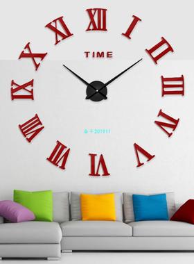 New Modern Fashion Mute Exquisite Decoration Wall Clocks 3D
