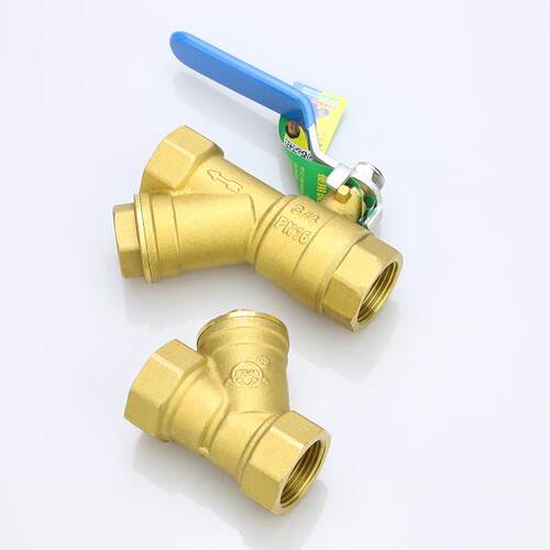 好货y型过滤器25管道4分100dn20水32黄铜40dn15全铜50过滤器球阀6