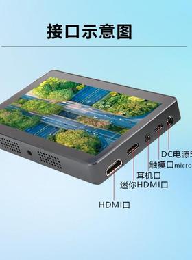 5.5寸HDMI电容触摸工控设备显示高分1920x1080户外航拍高亮显示器