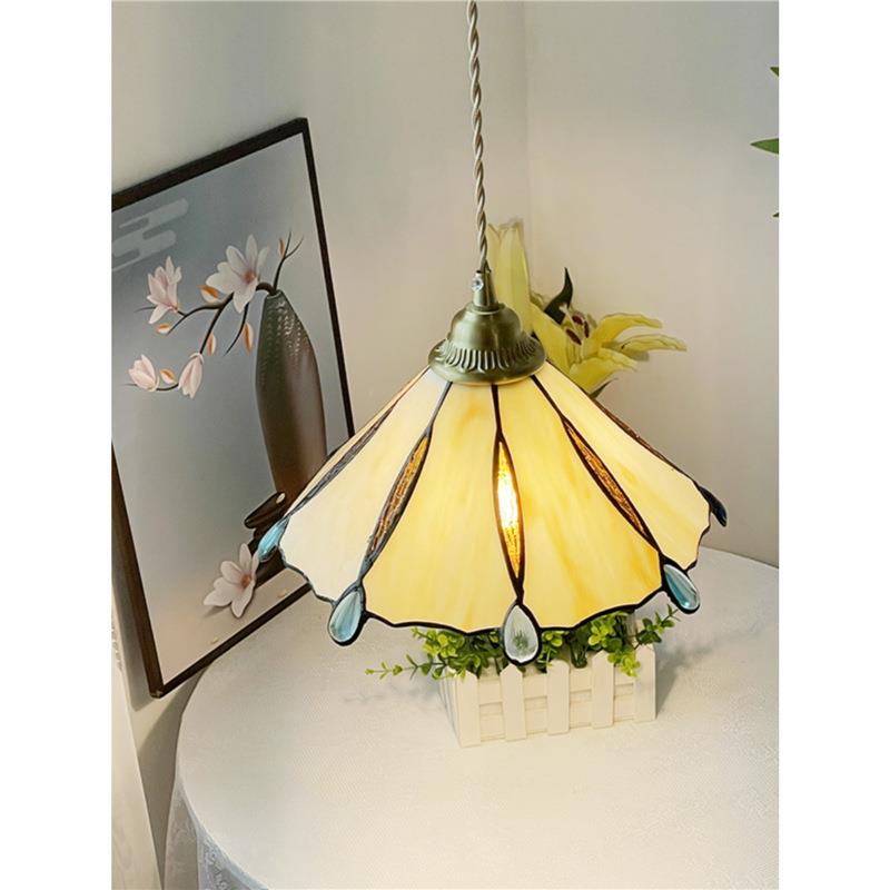 全铜餐厅吊灯复古美式Vintage中古风格床头过道广东中山灯具直销