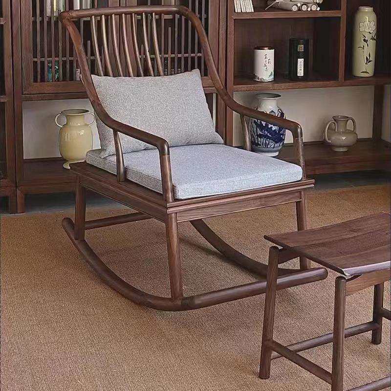 黑胡桃木摇椅新中式全实木阳台躺椅沙发家用现代简约休闲摇摇椅,农机/农具/农膜,播种栽苗器/地膜机,淘宝优惠券,粉丝福利购,淘宝优惠卷