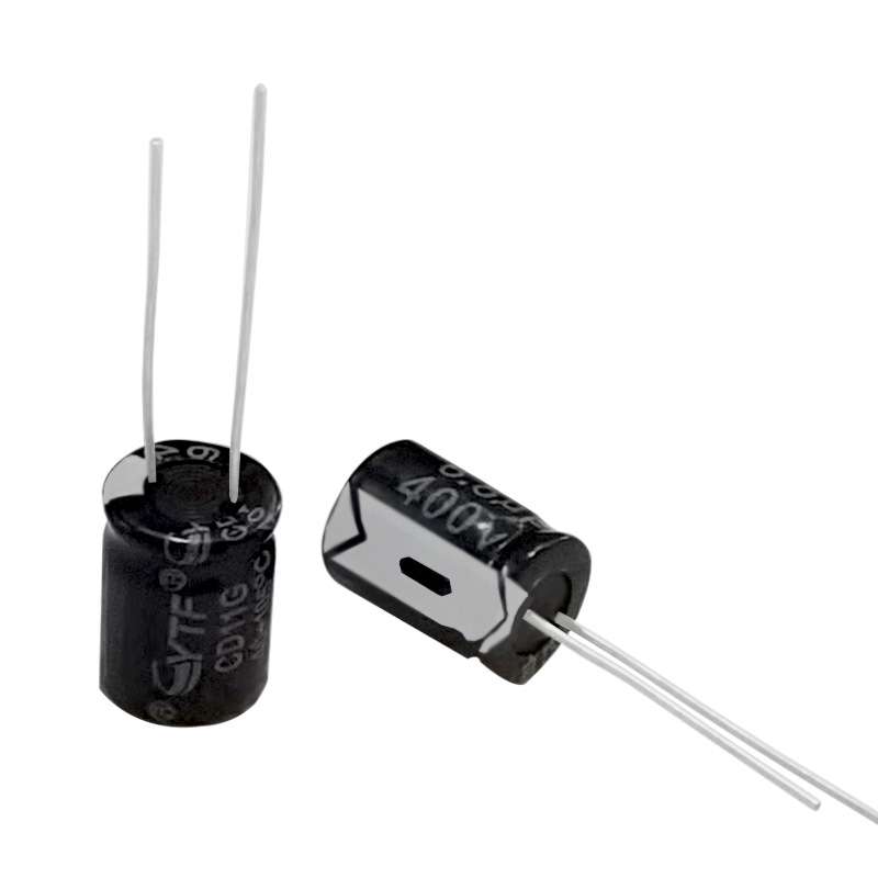 ytf电解电容6.8UF/400V 105℃ 体积8*12mm LED开关电源常用电容器