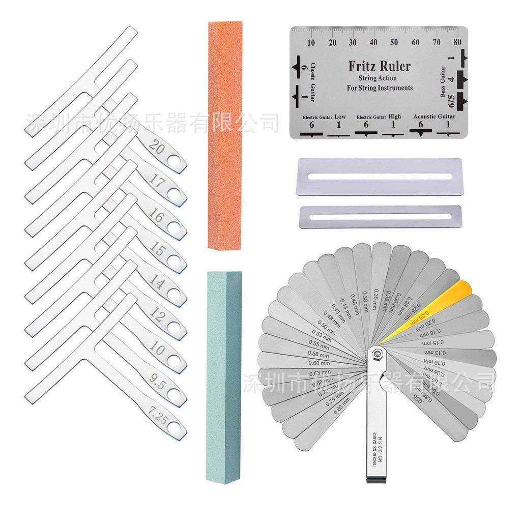 吉他测量 打磨工具 弧度尺 间隙尺 弦高尺 品丝保护垫片 打磨石,农机/农具/农膜,播种栽苗器/地膜机,淘宝优惠券,粉丝福利购,淘宝优惠卷