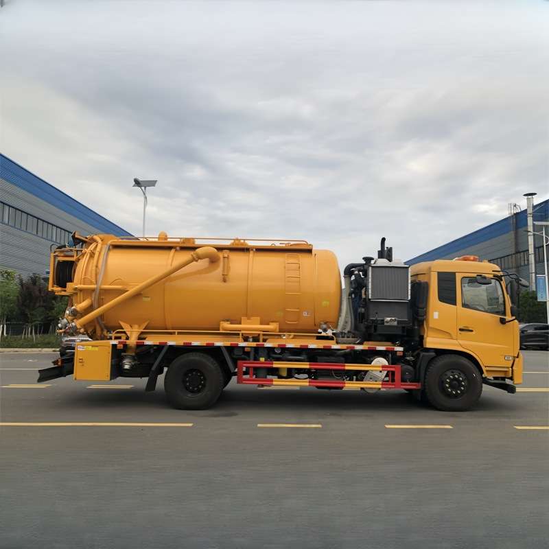 国六15方高压清洗吸污车市政抢修车物业街道下水管道疏通车厂家