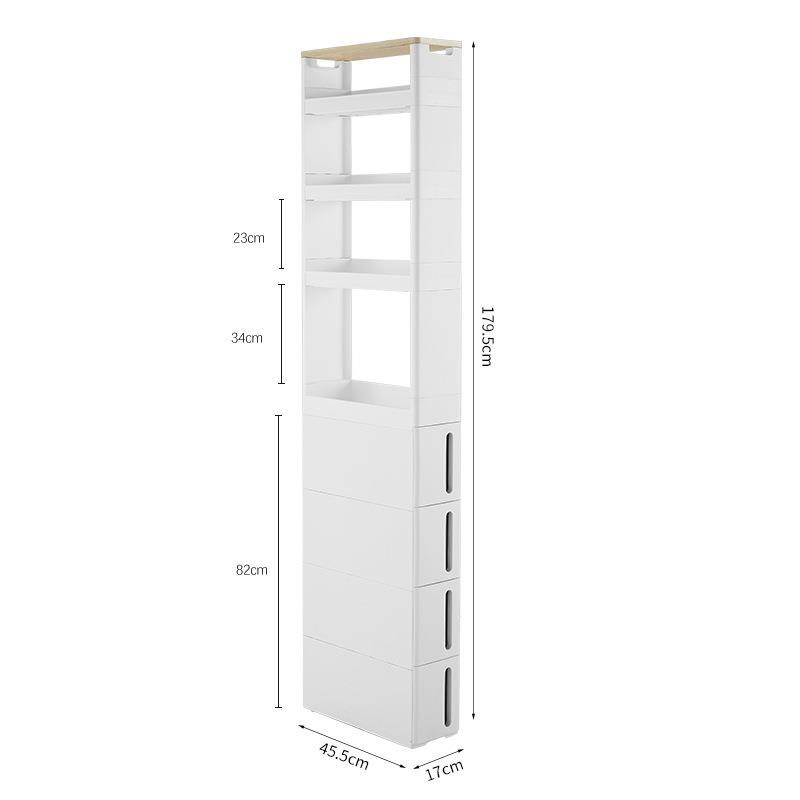 12-13cm夹缝收纳架宽厨房窄缝架浴室夹缝置物架冰箱置物架夹缝柜