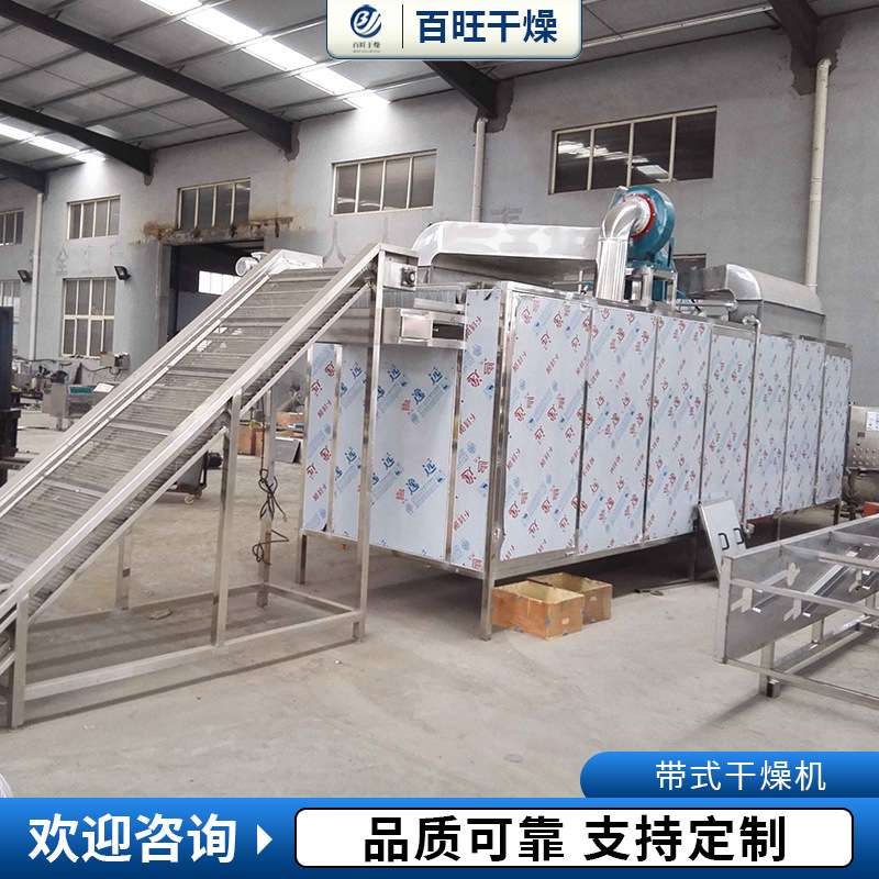 棕树皮烘干机 大型棕榈丝棕毛烘干流水线 多层带式棕皮棕衣干燥机