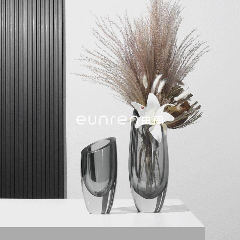 轻奢现代极简玻璃花瓶家居软装饰品样板房间书房餐桌面插花器摆件,农机/农具/农膜,播种栽苗器/地膜机,淘宝优惠券,粉丝福利购,淘宝优惠卷