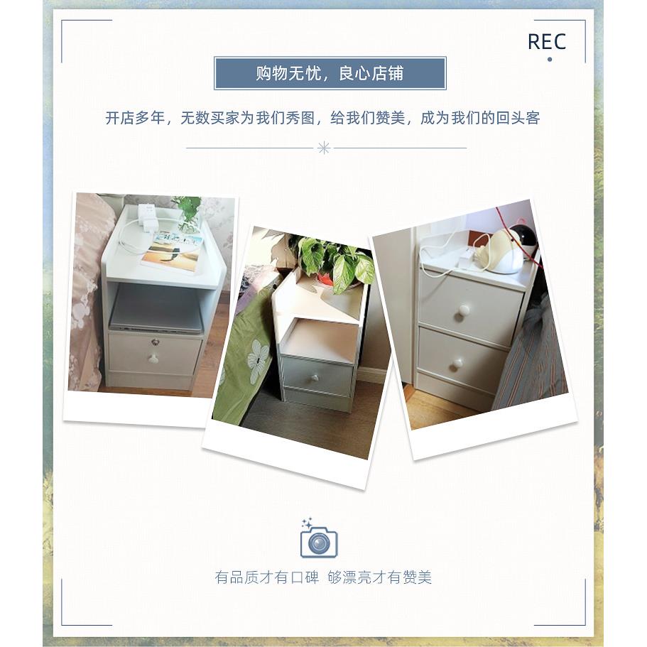 20/25/30/40cm宽极窄床头柜现代简约卧室窄缝小柜子床边柜WW1新品