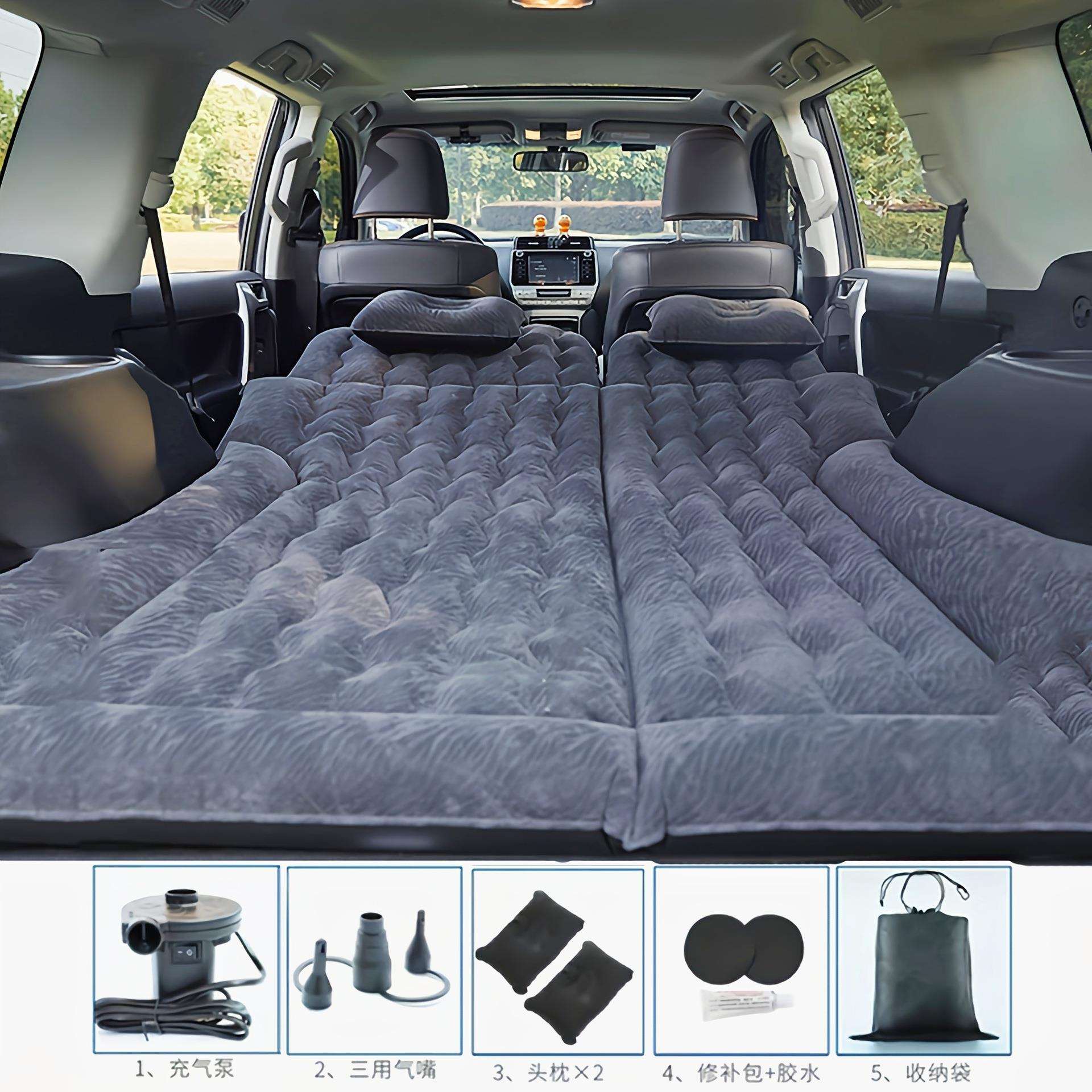 SUV后备箱充气床车载便携充气睡垫后排可折叠款