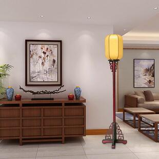 中式落地灯仿古典落地宫灯婚庆路引灯笼实木茶室客厅卧室电影道具