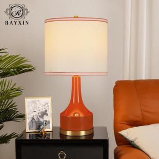 2025新款美式现代创意陶瓷台灯售楼处展厅酒店设计师装饰灯具跨境