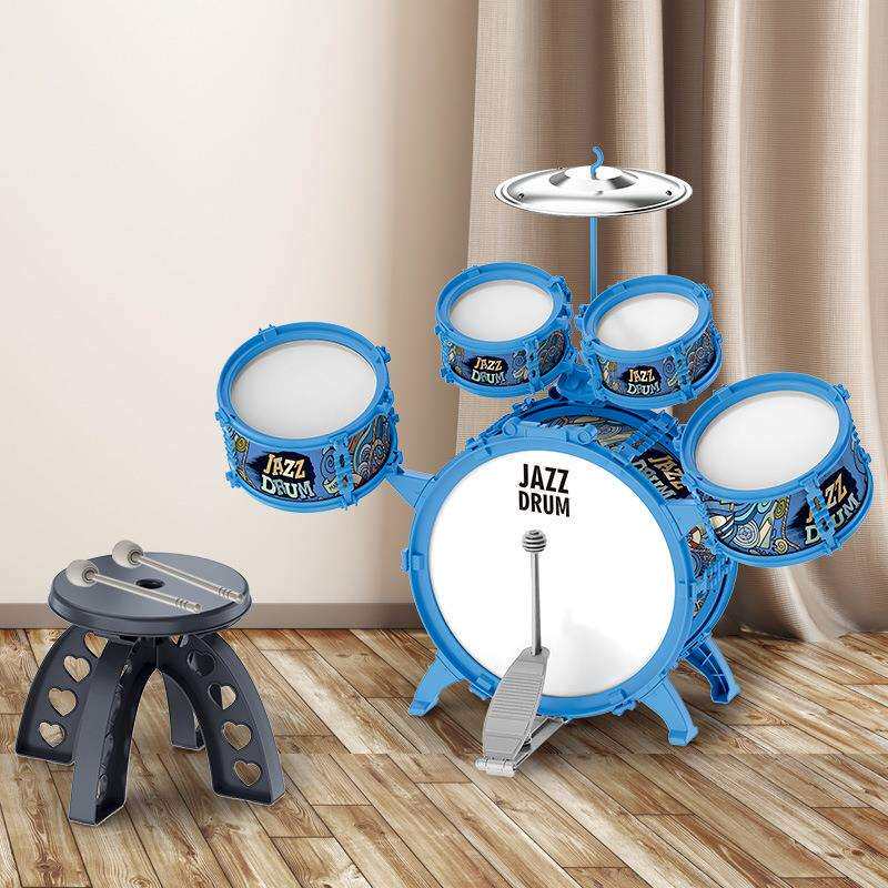 宝宝手拍鼓儿童玩具打击乐器婴幼儿铃鼓敲打0到1岁3一6个月以上二