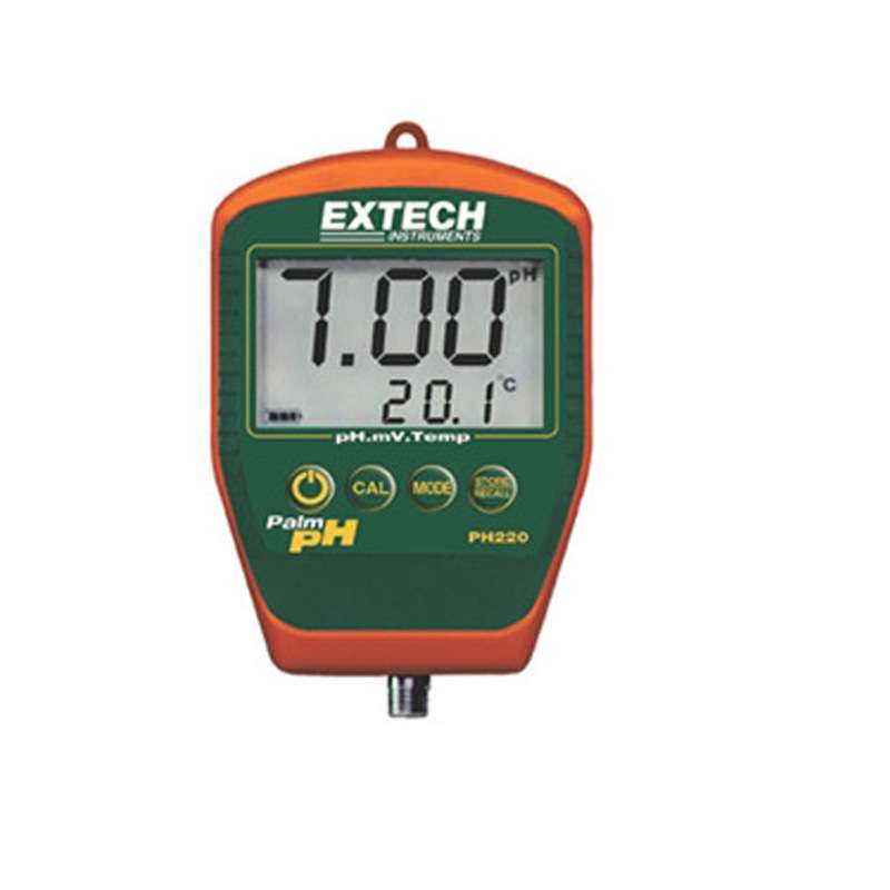 Extech PH220-C便携式防水pH计 带温度显示