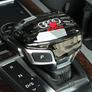 水晶档把A4L/A5/A6L/A7/Q5L/Q7/A8排挡头改装换挡杆档把头盖