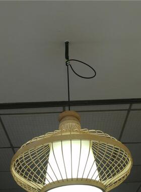 日式榻榻米茶室客厅书房灯笼复古灯工程装饰乡村艺术风格竹编吊灯