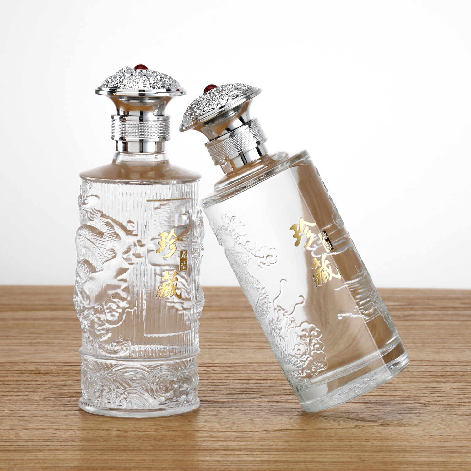 酒瓶空瓶高档密封玻璃500ml一斤珍藏定制礼盒包装白酒存酒空瓶子