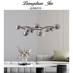 北欧魔豆客厅卧室儿童房饭厅灯现代简约设计师创意玻璃球店铺吊灯