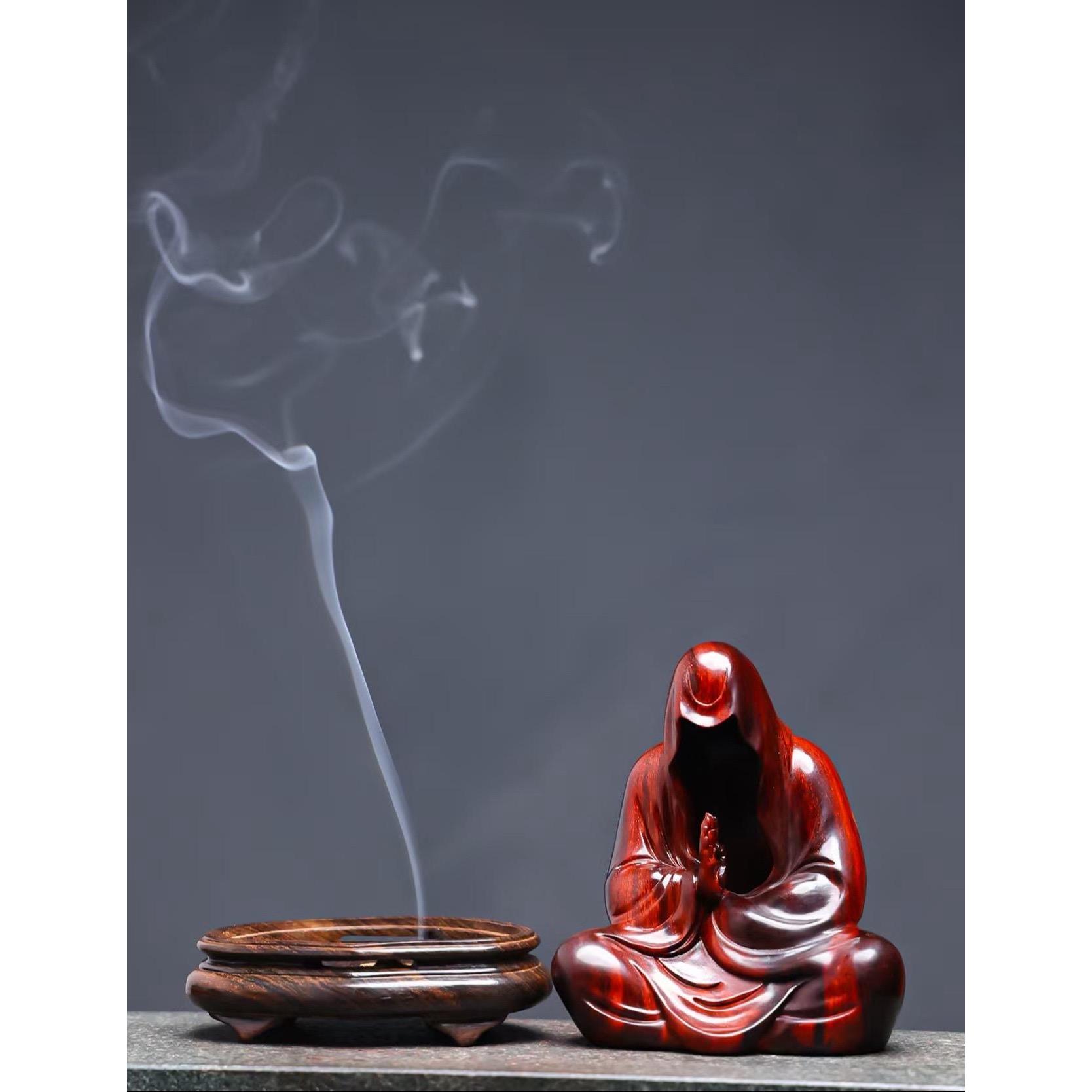 印度小叶紫檀香插摆件改价超连结