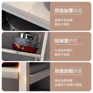 厨房置物架家用落地靠墙一体多层餐边柜子收纳多功能微波炉储物架