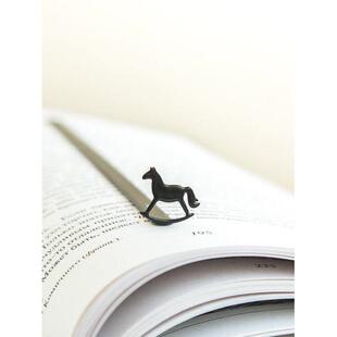 乌克兰德米特里高端摇马动物文学金属书签文化创意灵感创意礼物