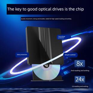 Dvd外置光驱Usb3.0Cd光盘阅读器外置笔记本电脑通用光盘刻录机