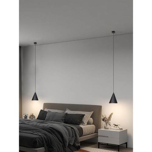 床头吊灯北欧简约现代主卧室餐厅吧台长线组合床头柜民宿小吊灯