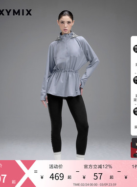 xexymix杰克茜韩国进口女黑标360N磨毛侧拼设计瑜伽裤XFK4LL1501C