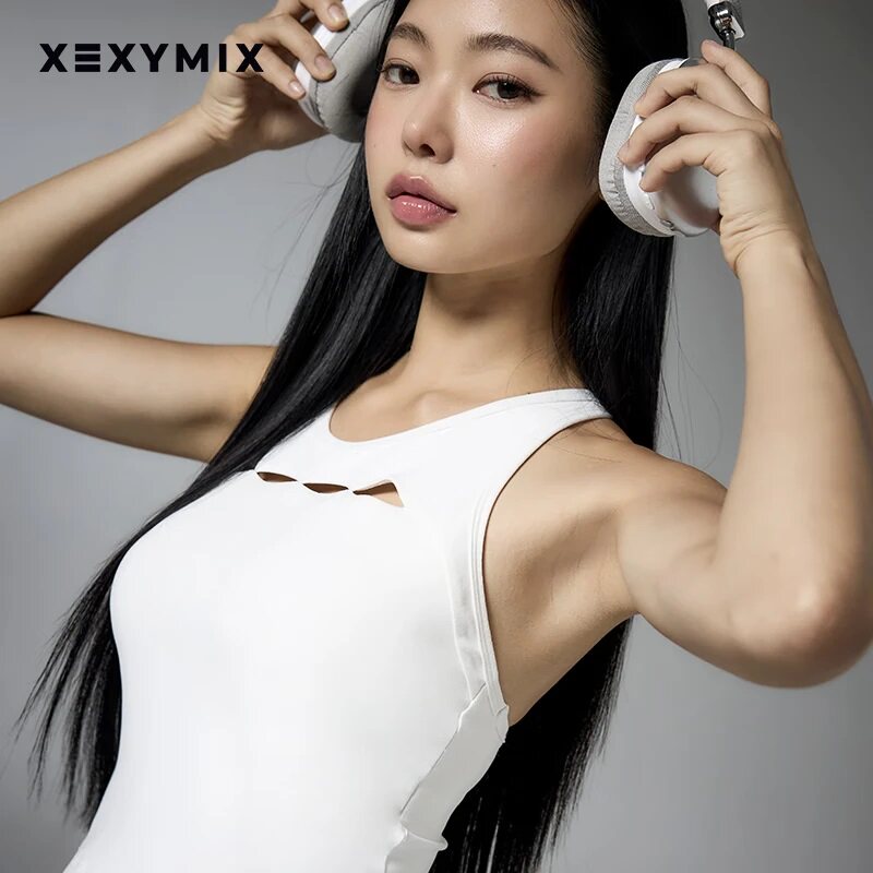 xexymix杰克茜女前胸小镂空背心BRA运动内衣透气支撑XFK