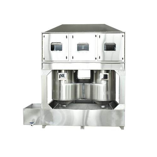 气旋喷漆水帘柜工业气动水旋喷漆除尘废气设备不锈钢混动气旋塔