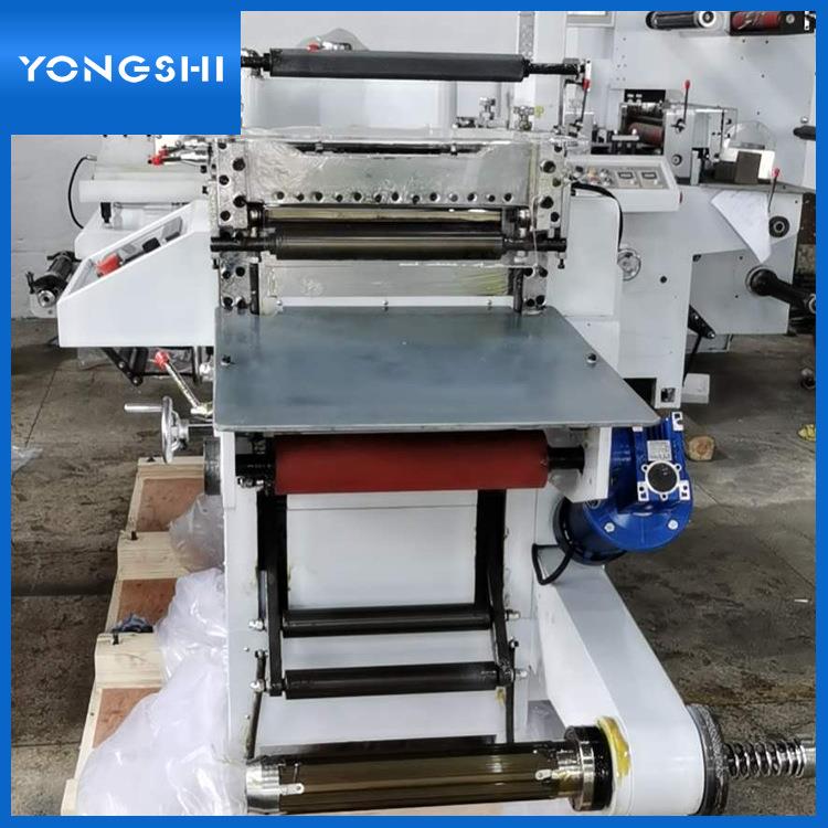 涤纶薄膜商标纸张不干胶平压平模切机卷筒标签高速全自动模切机