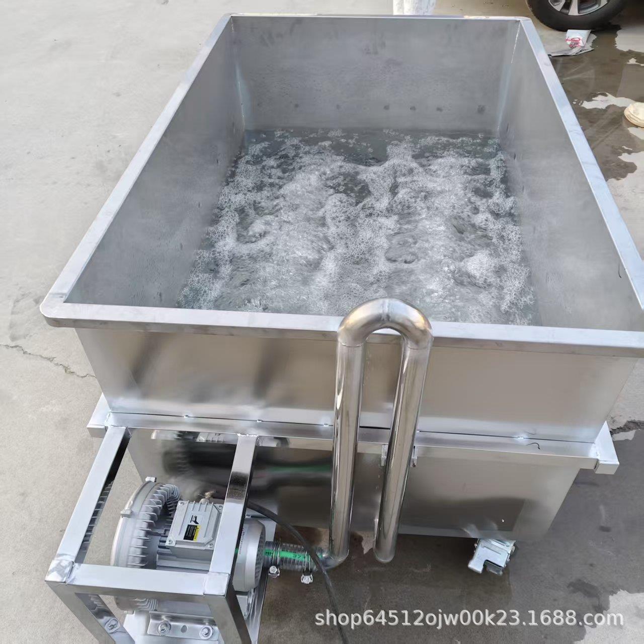 肉制品解冻机速冻猪肉鸡肉提升式解冻机气泡水浴解冻池现货