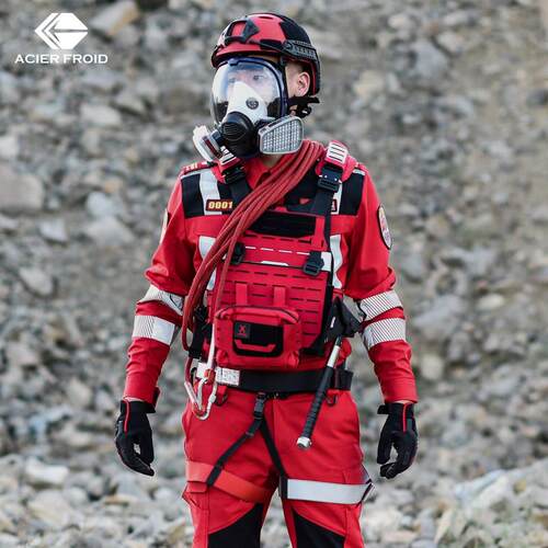 朗森凯消防应急抢险救援套装冬季加绒备勤服速干救援队服加厚保暖