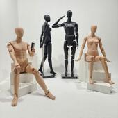 新品 人体模型橱窗陈列展示架 模特道具男全身四肢关节活动商务服装