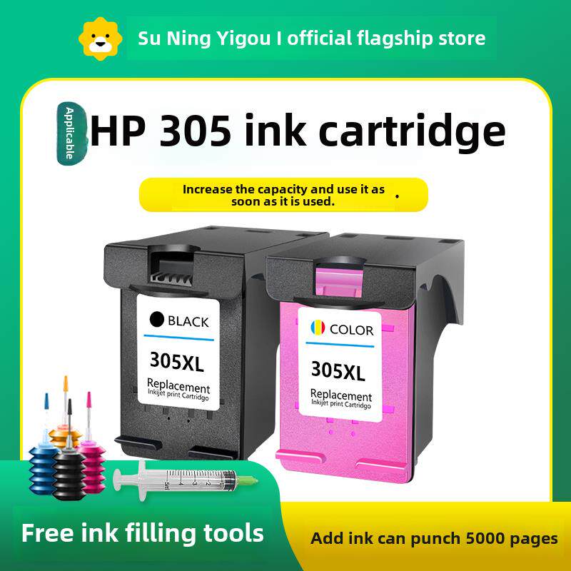 305XL墨盒可重新填充，适用于Hp Hp 2710 2720 2810E 4110E 2300