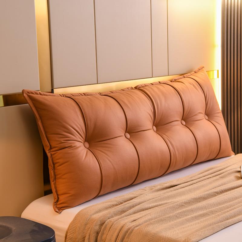 技术布料床头靠垫经典榻榻米大靠背软袋经典流行的家庭长床枕头
