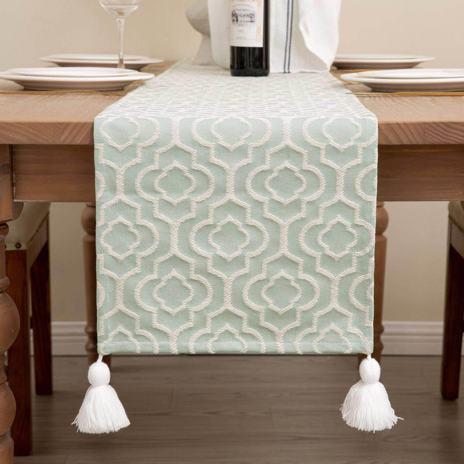 新款棉麻桌旗餐桌桌布茶几旗摩洛哥风几何电视柜长鞋柜床旗床尾巾,居家布艺,桌旗,淘宝优惠券,粉丝福利购,淘宝优惠卷