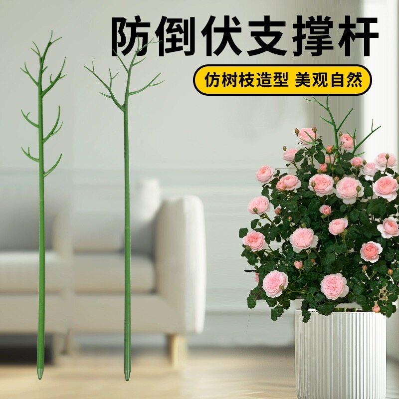 大型植物支撑杆防倒伏支架龟背竹支撑架园艺固定架花卉月季爬藤架图片