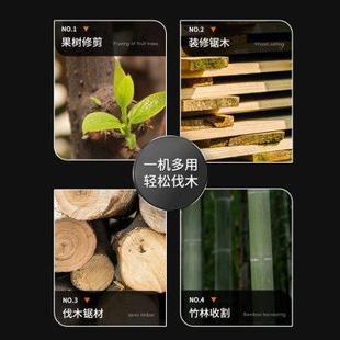 进口锂电电动锯树神器链锯户外伐木锯 德国电锯家用小型手持充电式