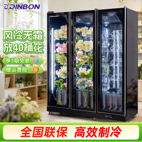 顶邦鲜花保鲜柜花店冰箱专用鲜花柜冷藏柜展示柜花墙冰箱风冷无霜
