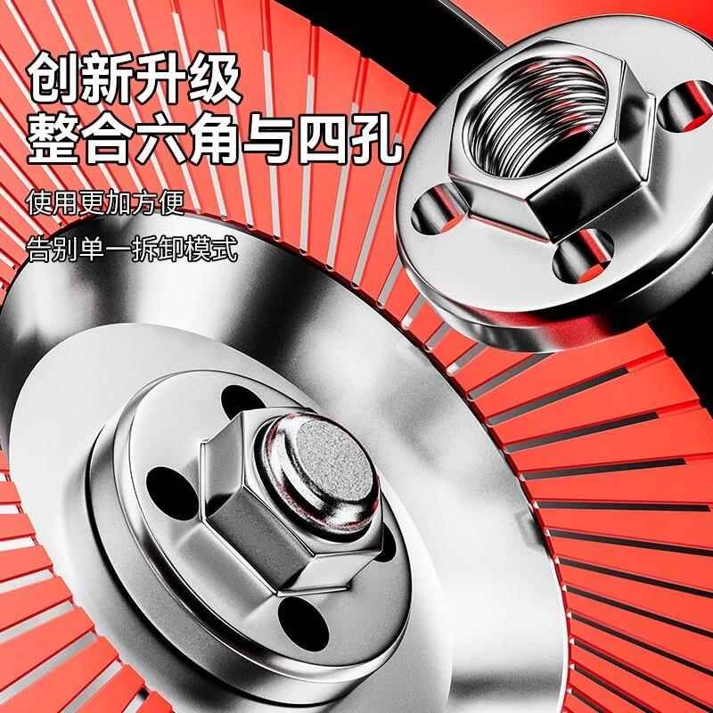 热销100角磨机压板改装配件大全通用螺母磨光机螺丝万用切割机压