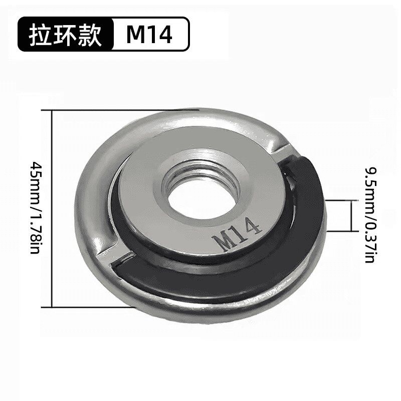 热销升级款角磨机压板通用M10碳钢快锁螺母可携式安装拆卸角磨快