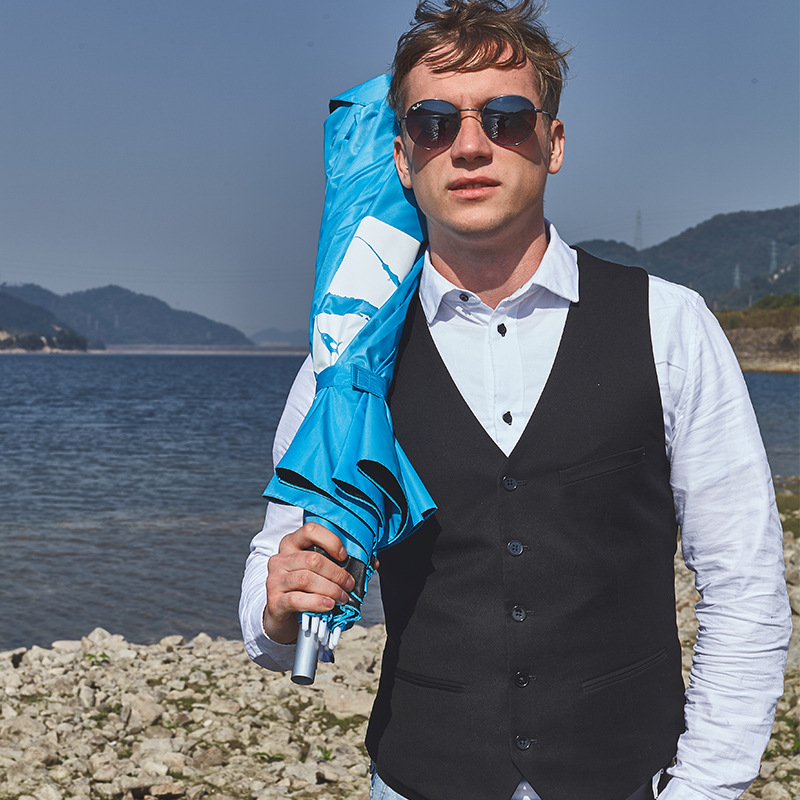 热销戴威营钓鱼伞三折叠大钓伞万向防雨遮阳加厚短节便携超轻沙滩