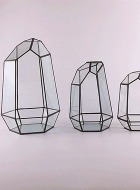 热销迷你玻璃花房花瓶摆件 客厅 插花花盆简约多肉植物微景观生态