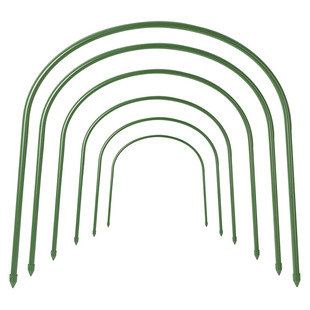 热销包塑弯管11mm拱形小棚花棚(不含防虫网保温膜直管)5根起买