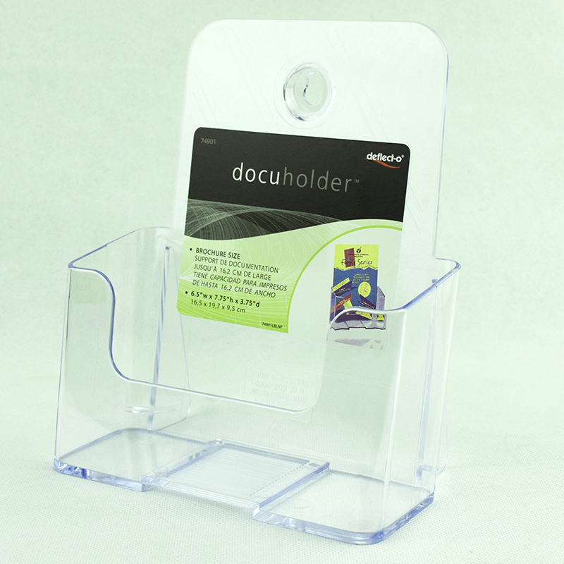 热销A4一层桌面资料架杂志架透明宣传册展示架a5彩页架有机玻璃目