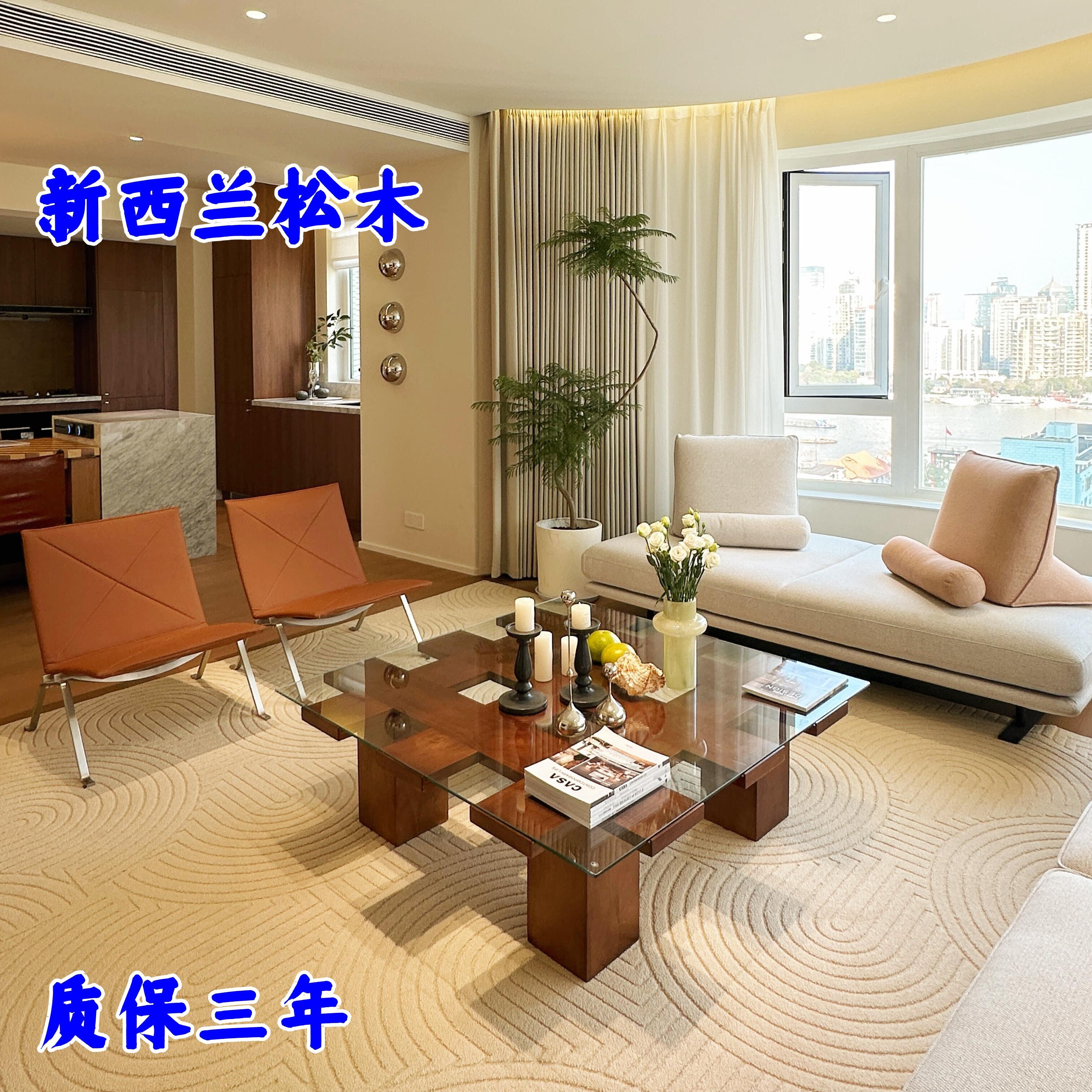 玻璃格子茶几法式中古方形钢化玻璃茶几家用客厅复古创意茶桌