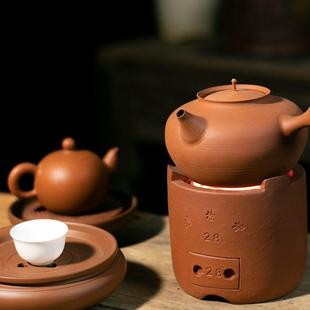 功夫茶炉迷你小巧家用复古电陶热丝炉红泥炉砂铫壶烧水煮茶炉套装